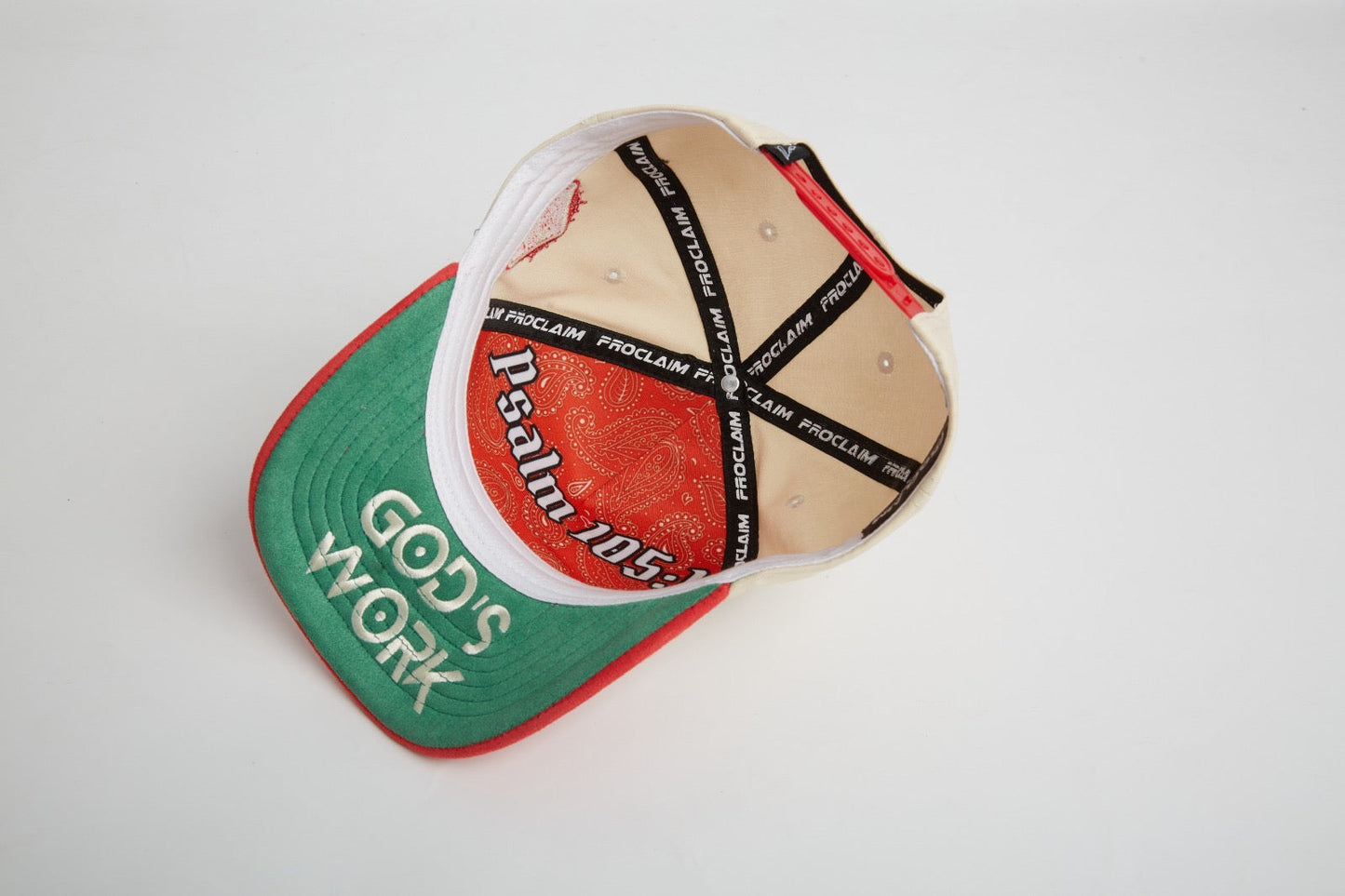 God’s Work- GW Signature Series Retro Red Snap-Back Proclaim Clothing.