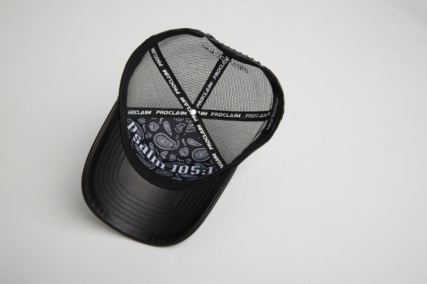 Pray Grind Repeat- Asphalt Leather / Signature Series Snap-Back Proclaim Clothing.