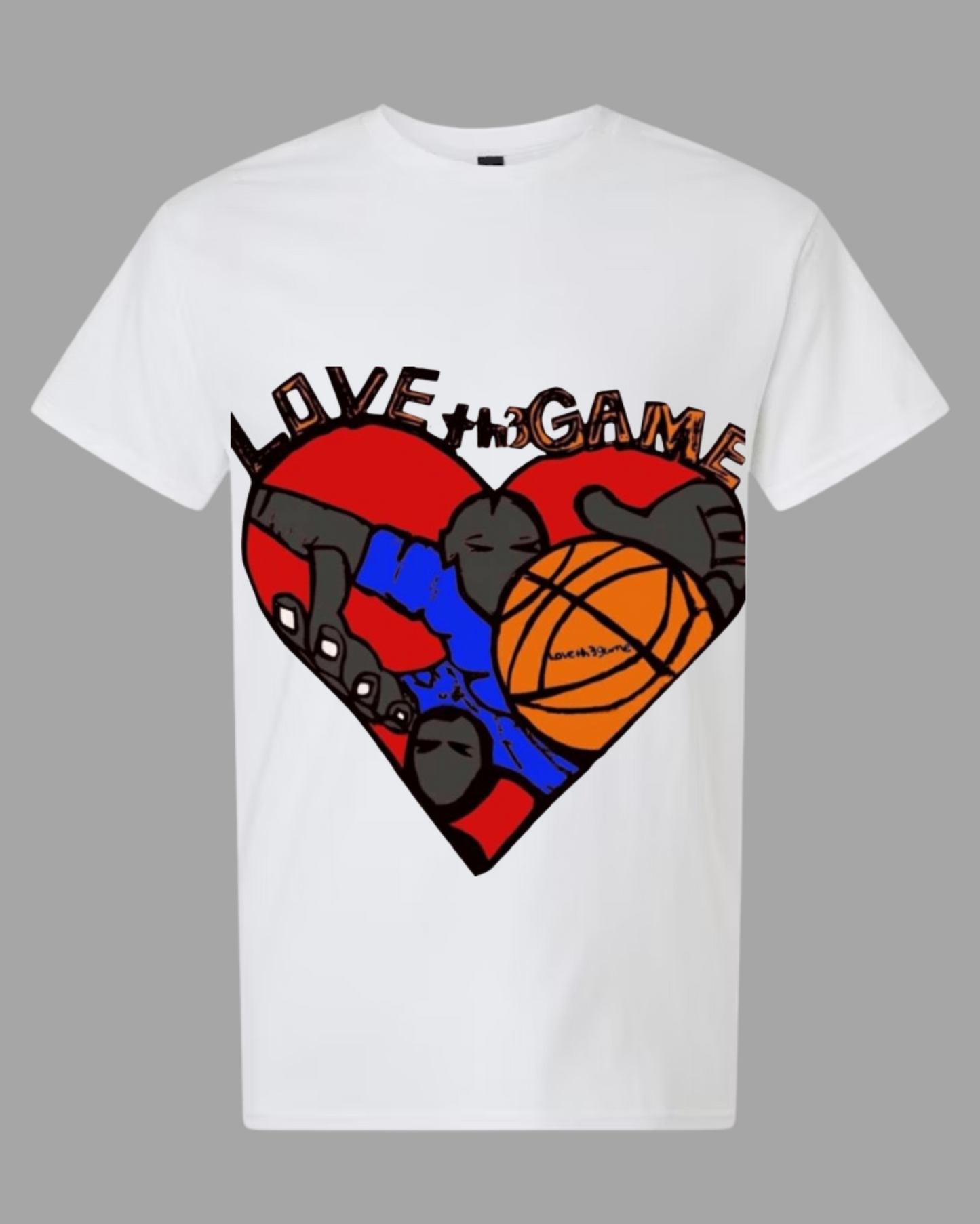 Hearted Logo T-shirt Loveth3game Clothing