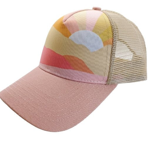 Sedona Sunset Trucker Hat Wild Child Hat Co