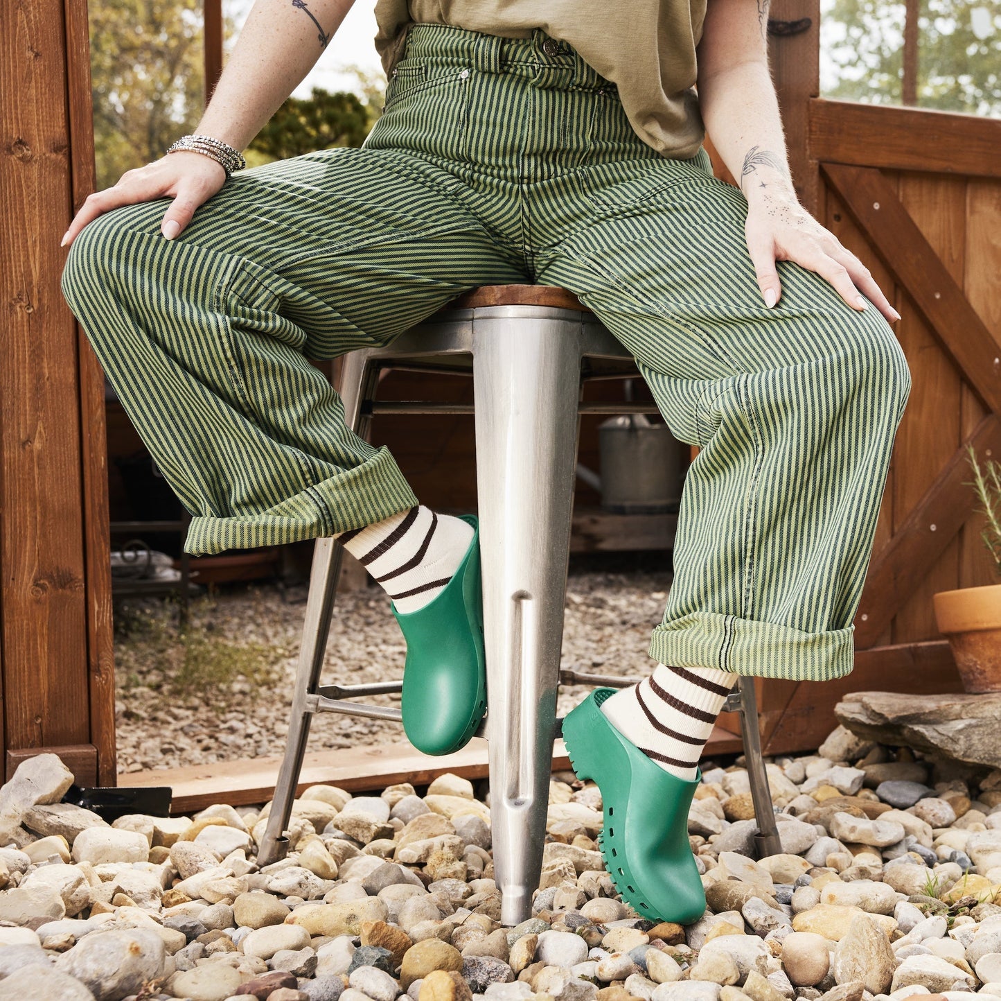 Calzuro Classic Without Holes Green Calzuro