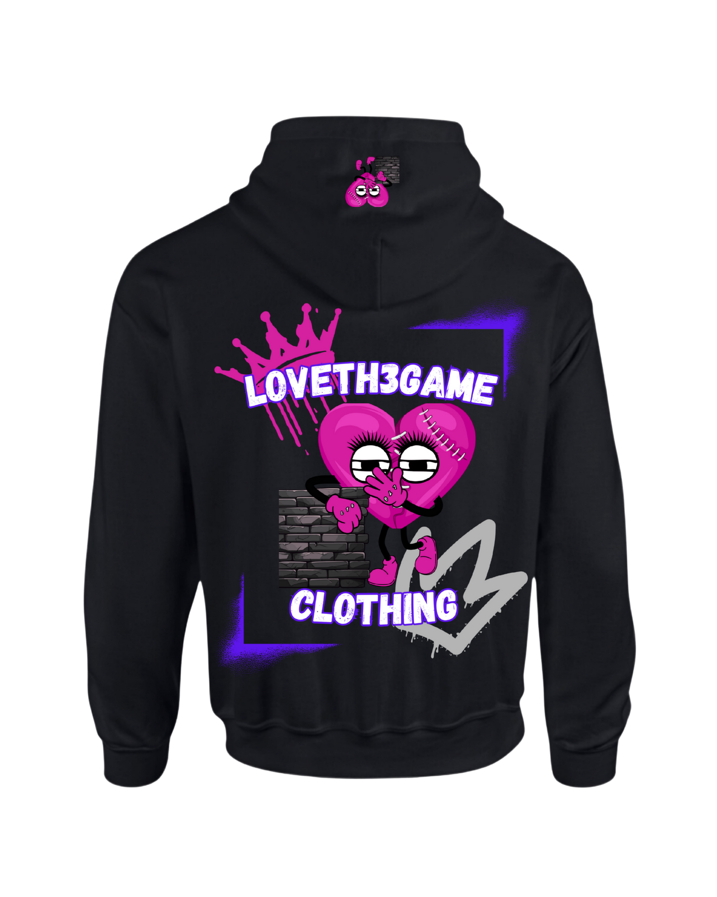 Pink Hearted Sweatsuit Loveth3game Clothing