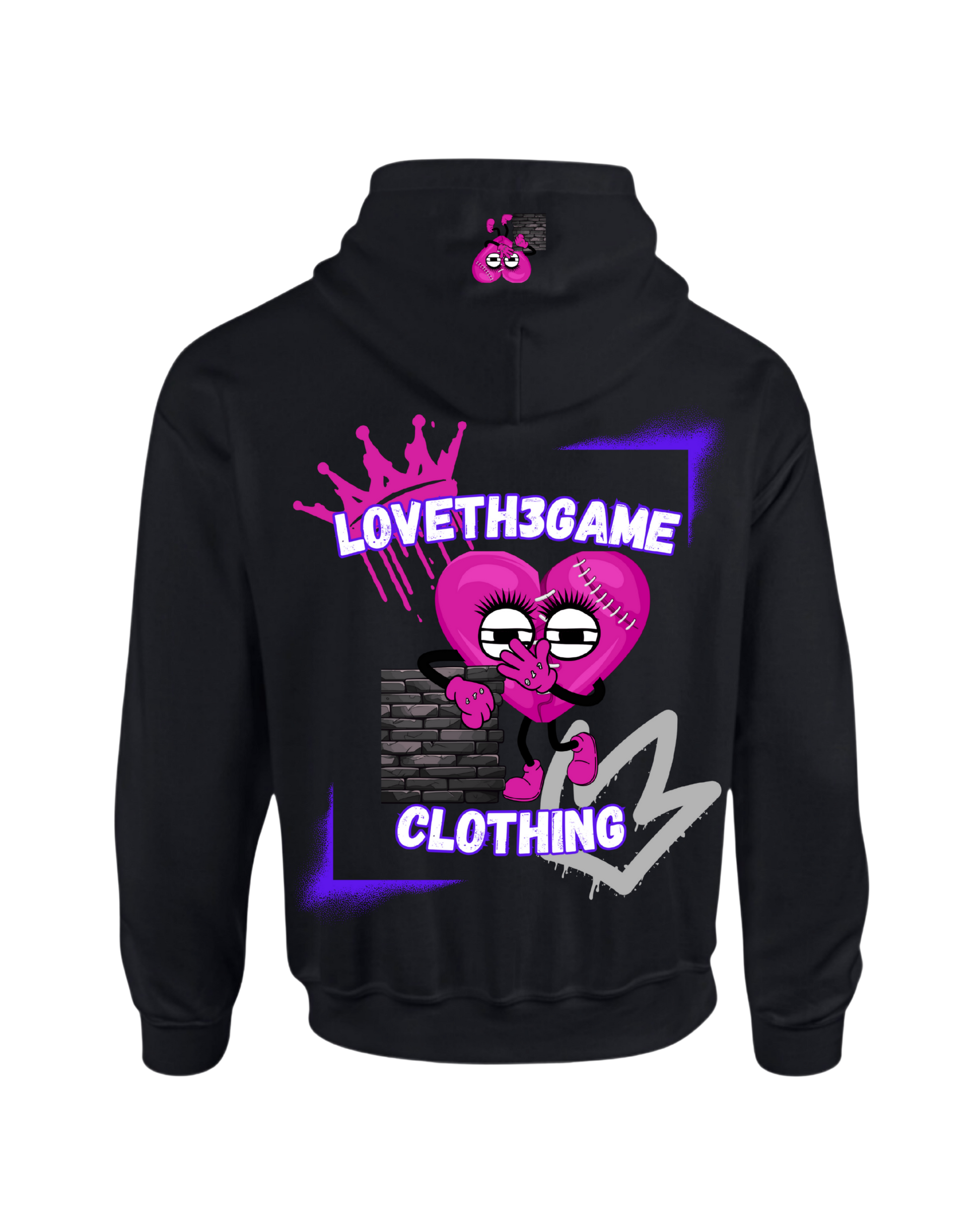 Pink Hearted Sweatsuit Loveth3game Clothing
