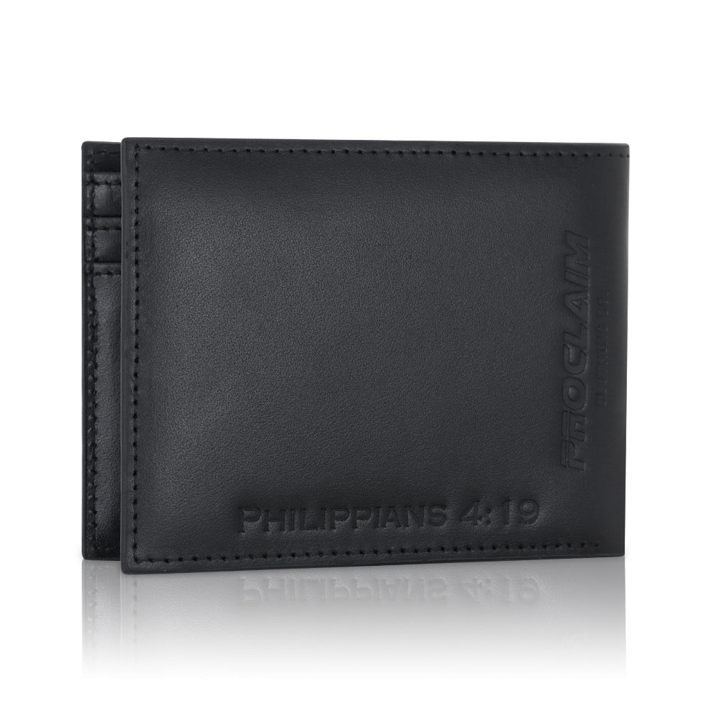 God's Work Genuine Leather Wallet- Signature Series Proclaim Clothing.