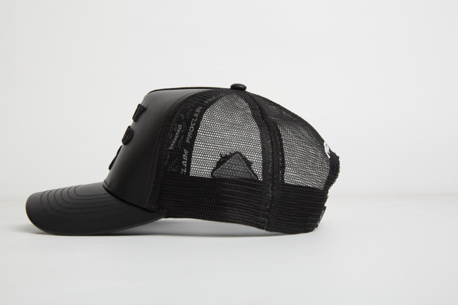 Pray Grind Repeat- Asphalt Leather / Signature Series Snap-Back Proclaim Clothing.