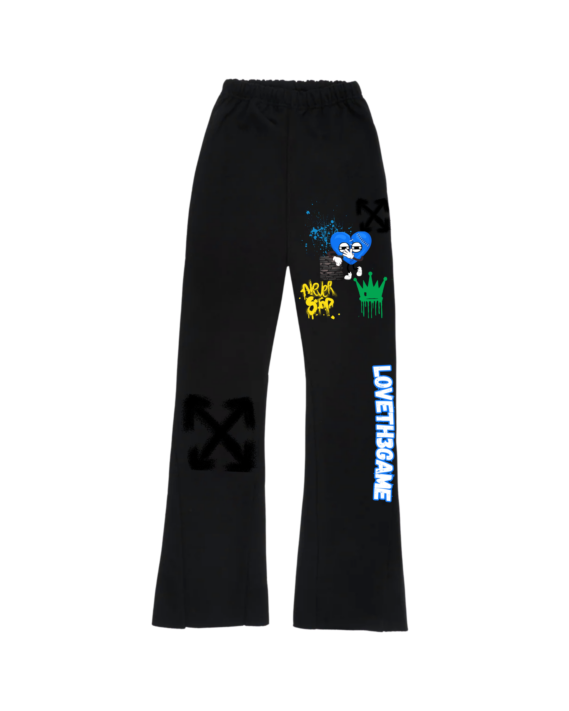 Blue Hearted Sweatsuit Loveth3game Clothing
