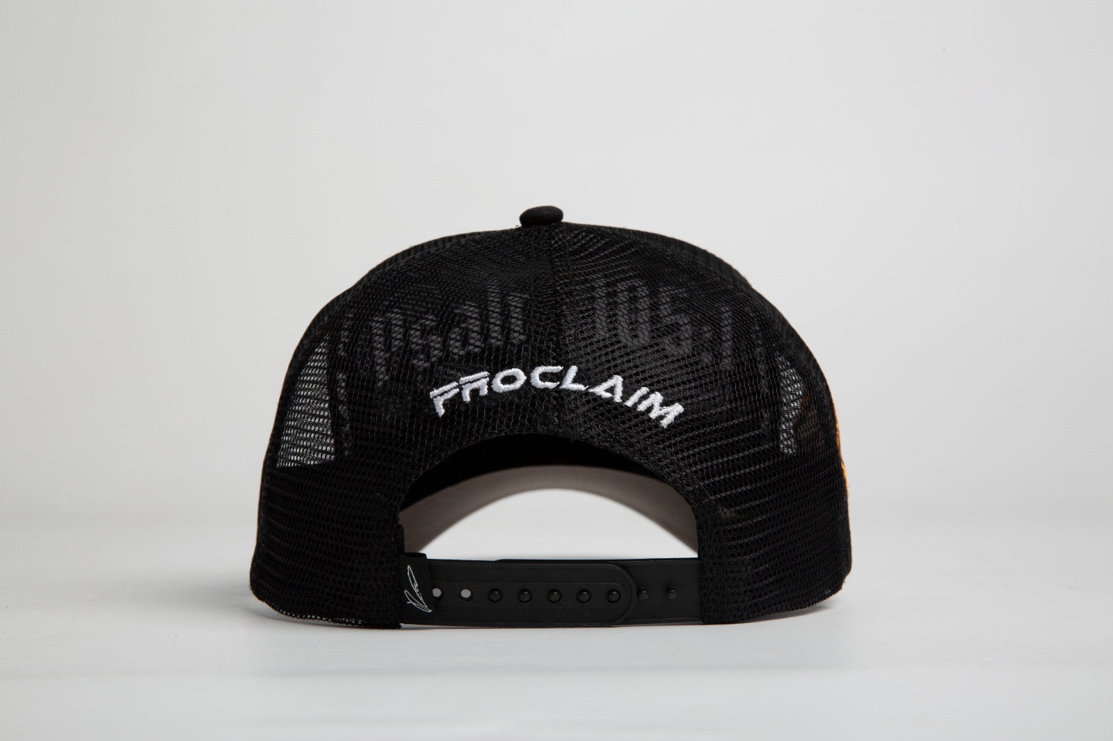 God’s Work- Signature Series Black Mesh Snap-back Proclaim Clothing.