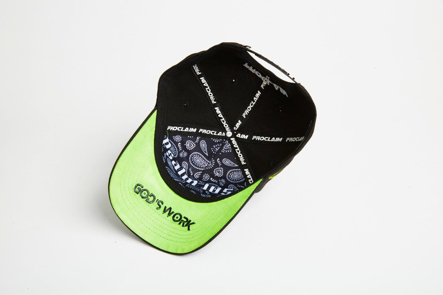 God’s Work- GW Signature Series Retro Green Snap-Back Proclaim Clothing.