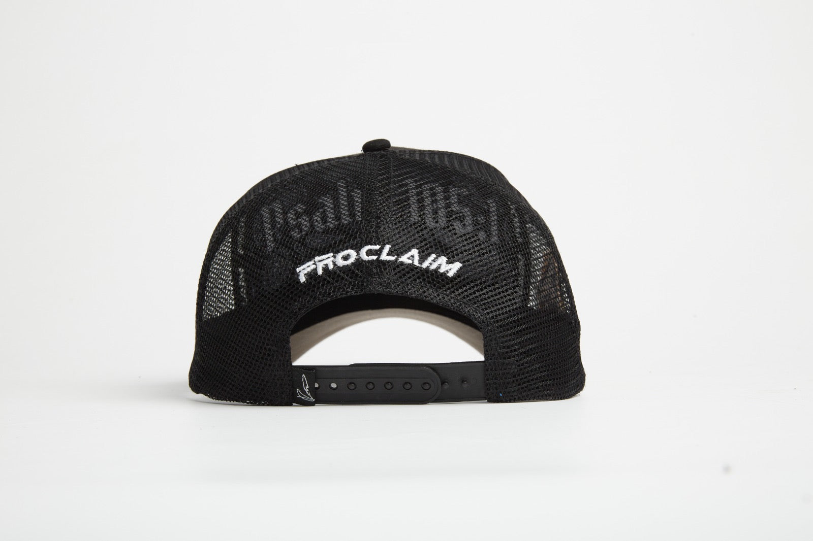 Pray Grind Repeat- Signature Series Black Mesh Snap-Back Proclaim Clothing.