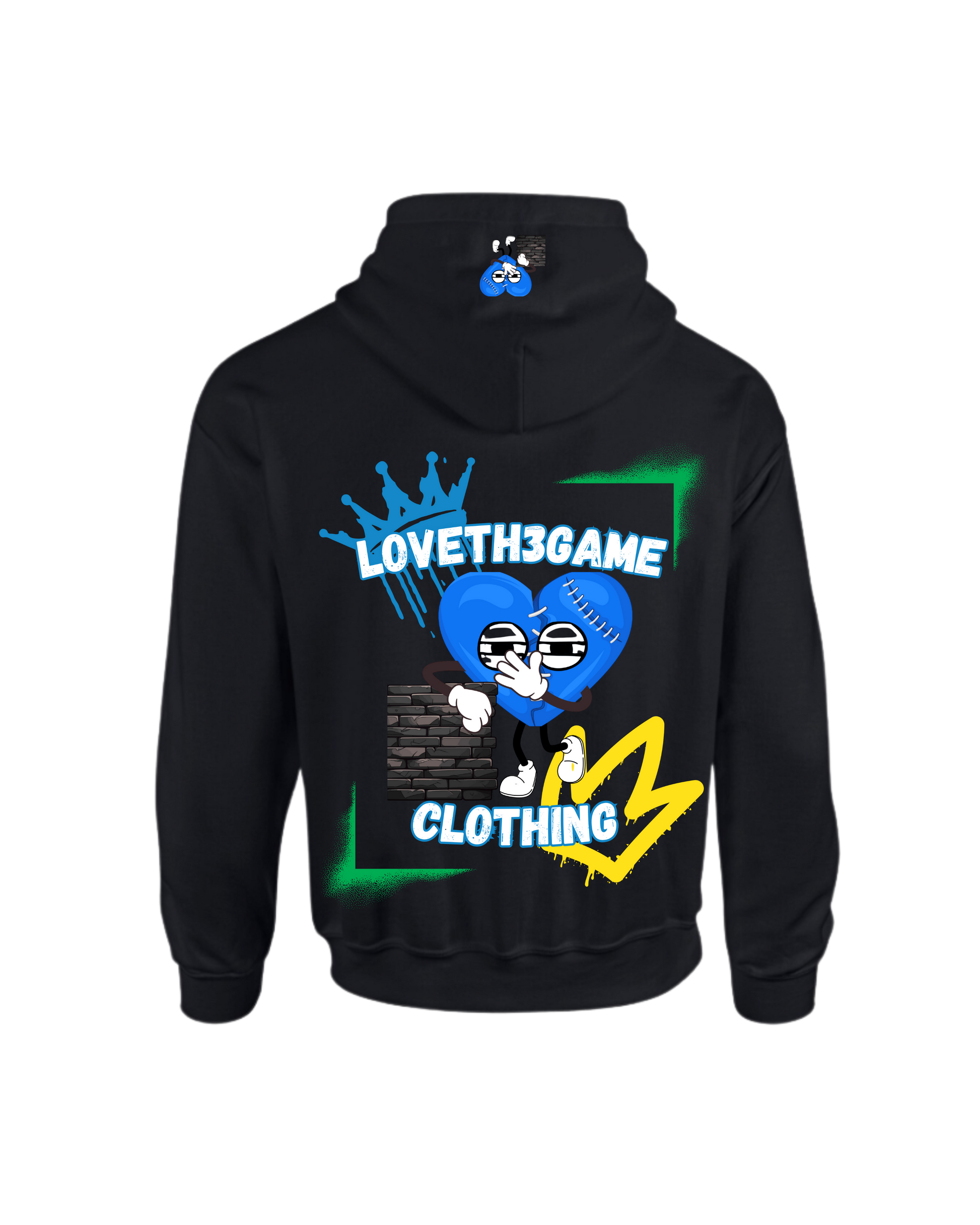 Blue Hearted Sweatsuit Loveth3game Clothing