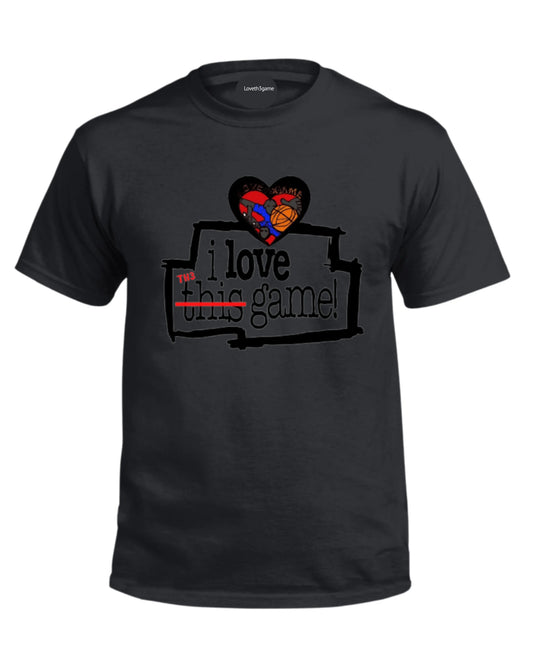 “I Love Th3 Game” T-shirt Loveth3game Clothing