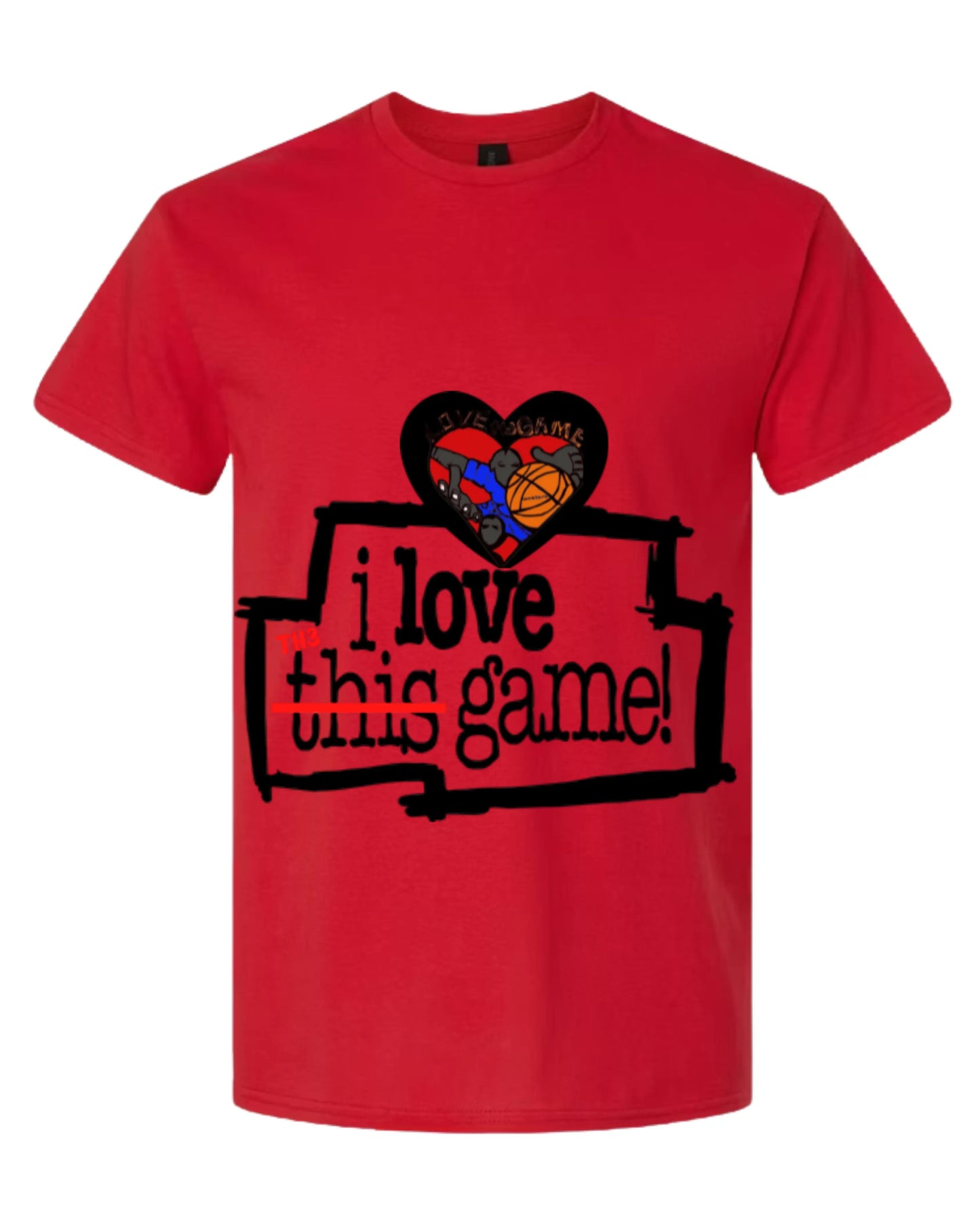 “I Love Th3 Game” T-shirt Loveth3game Clothing