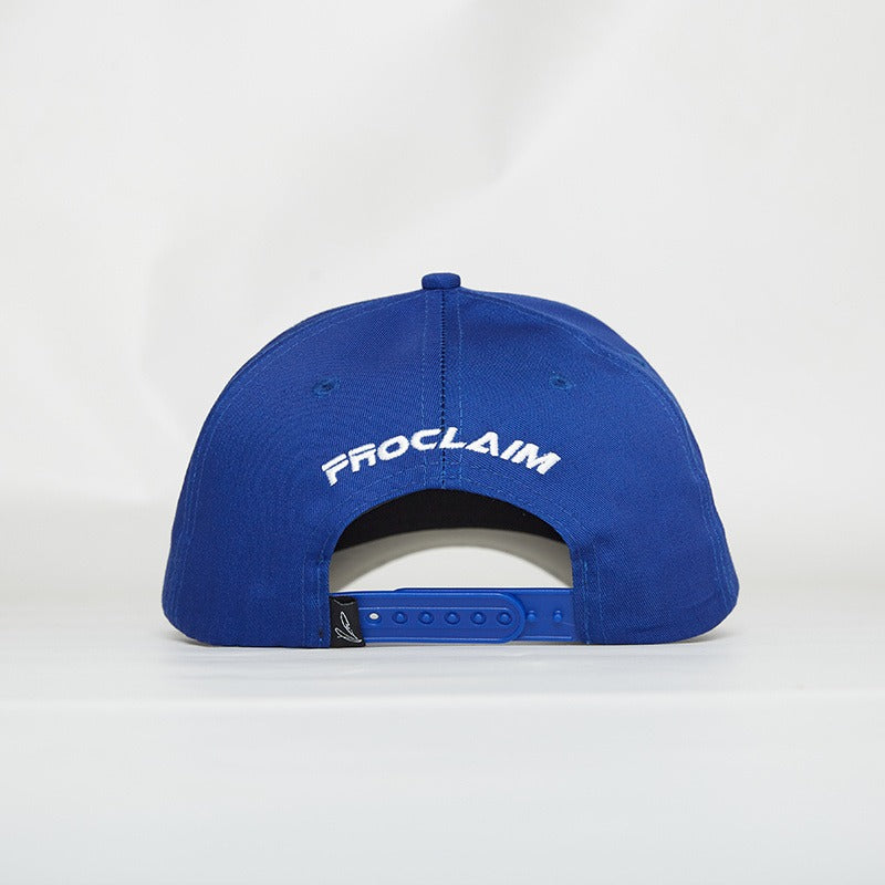 God’s Work- Signature Series Cobalt Snap-Back Proclaim Clothing.