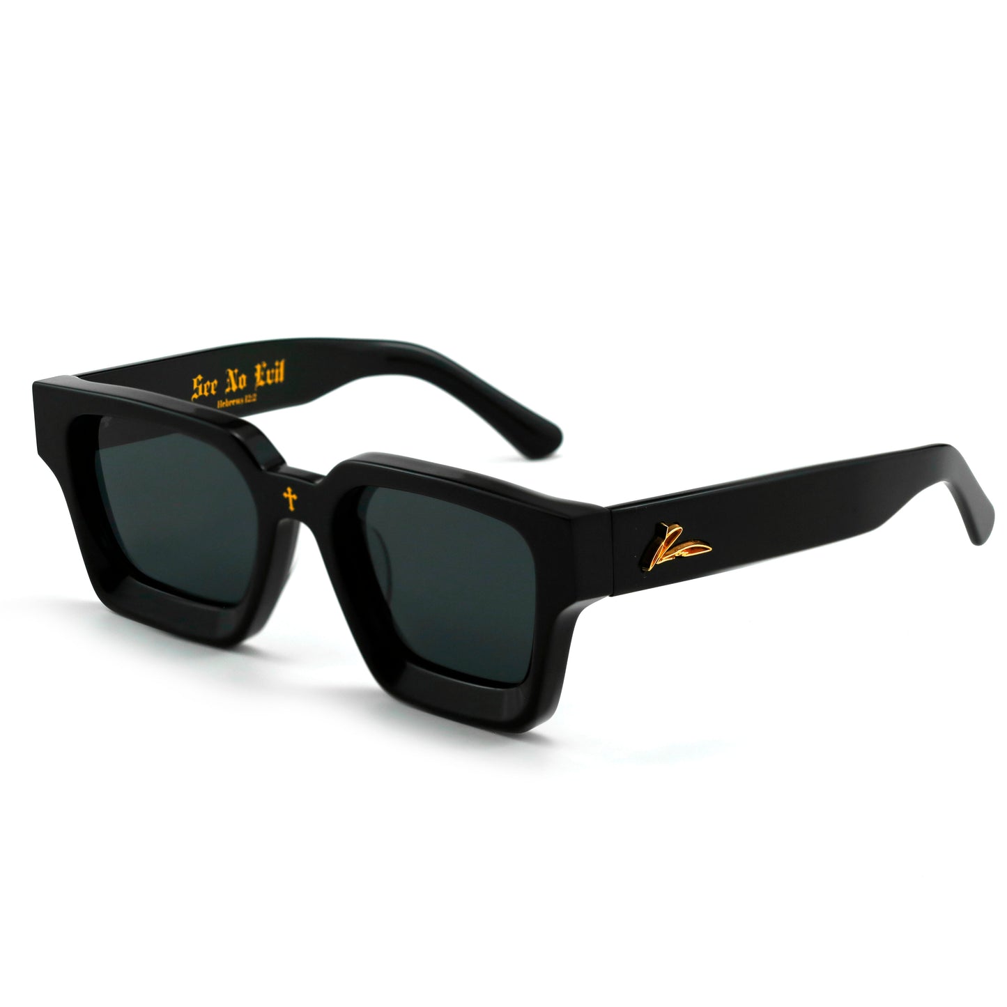 Signature Series- "See No Evil" Sunglasses  (Black) Proclaim Clothing.