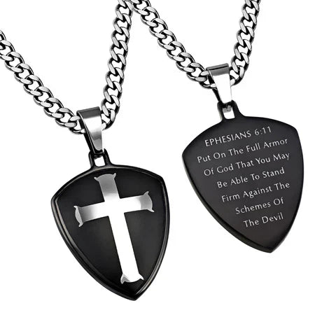Men's Black R2 Shield Cross - SC KingdomWear