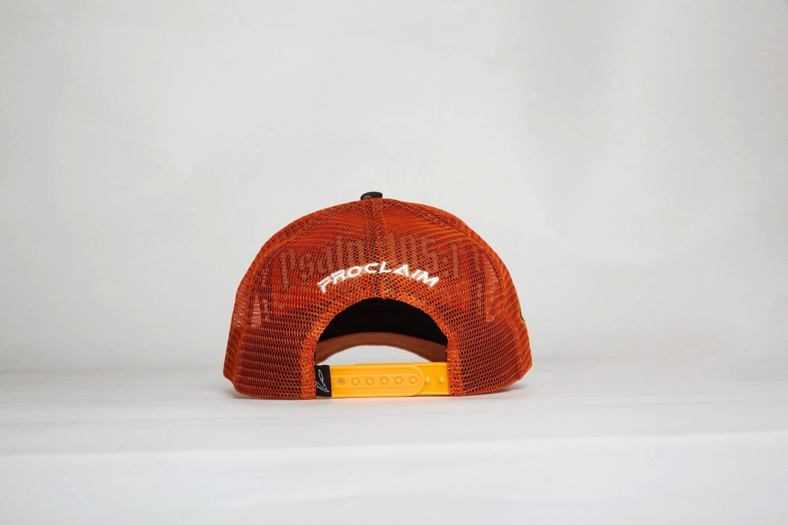 God’s Work- Signature Series Camo/Orange Mesh Snap-back Proclaim Clothing.