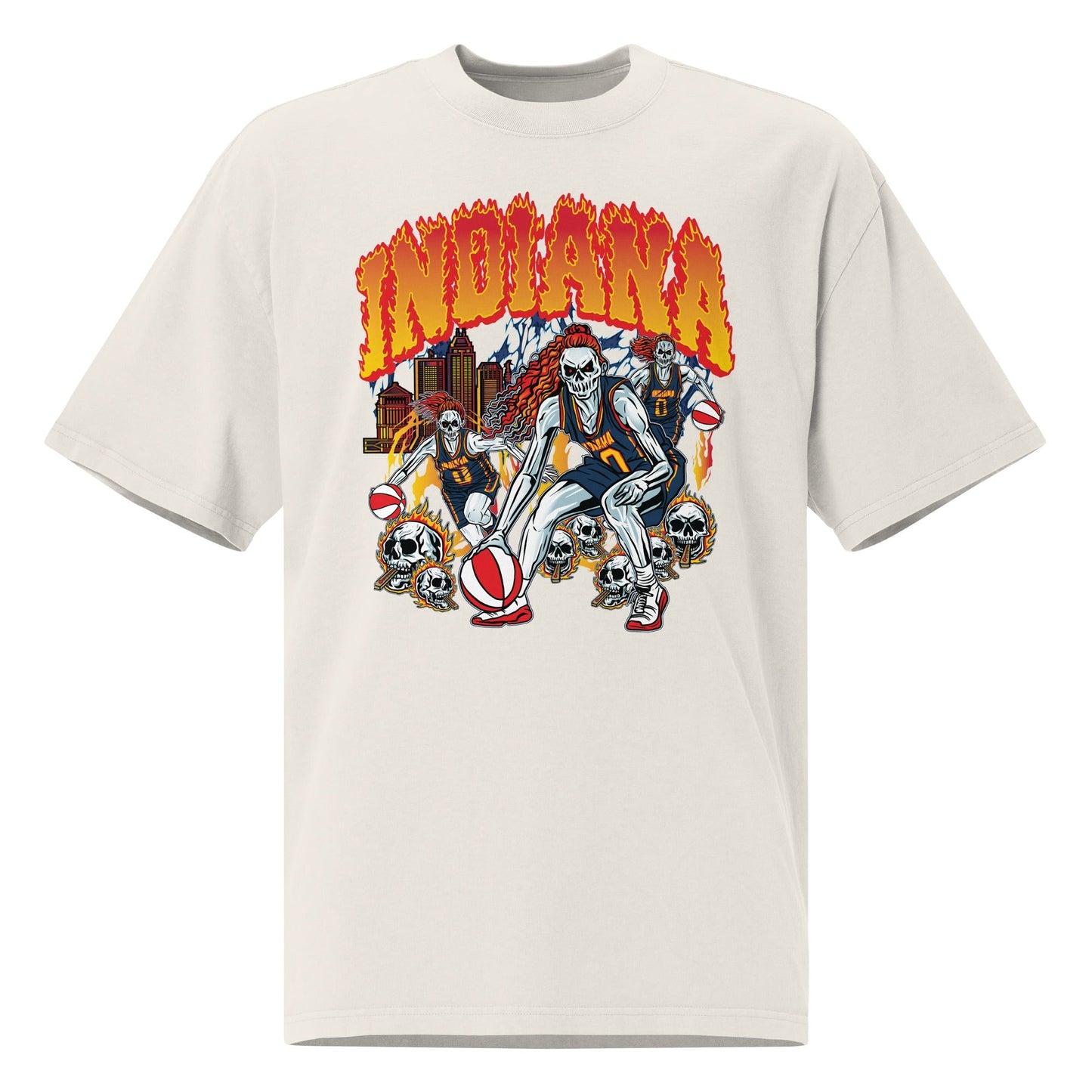 Indiana Fever "Staple" White T-Shirt Mercy Rule