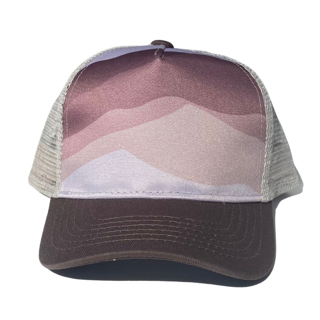 Purple Mountains Trucker Hat Wild Child Hat Co