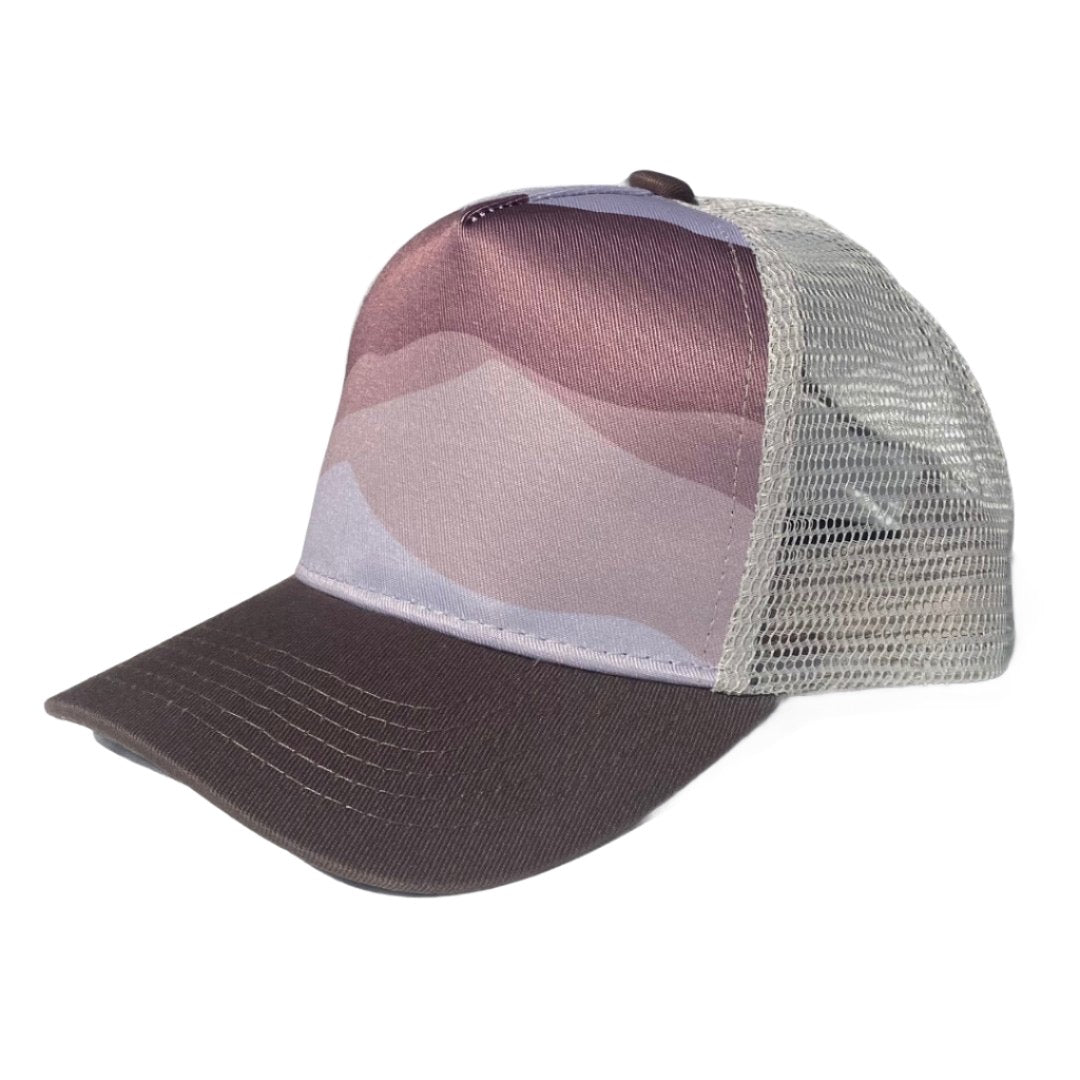 Purple Mountains Trucker Hat Wild Child Hat Co