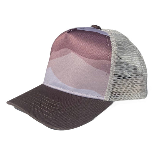 Purple Mountains Trucker Hat Wild Child Hat Co